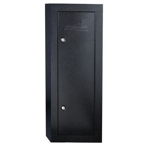 homak security 6 gun black steel security cabinet|homesafe brand gun cabinet.